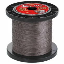 WFT Cat KG 80Kg 0,60 Brown Geflochtene Angelschnur Meterware| Waller Hauptschnüre|Geflochtene Angelschnur
