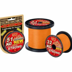 WFT KG Strong Orange 32Kg 0,22 Geflochtene Angelschnur Meterware| Geflochtene Angelschnur|Angelschnur Meterware