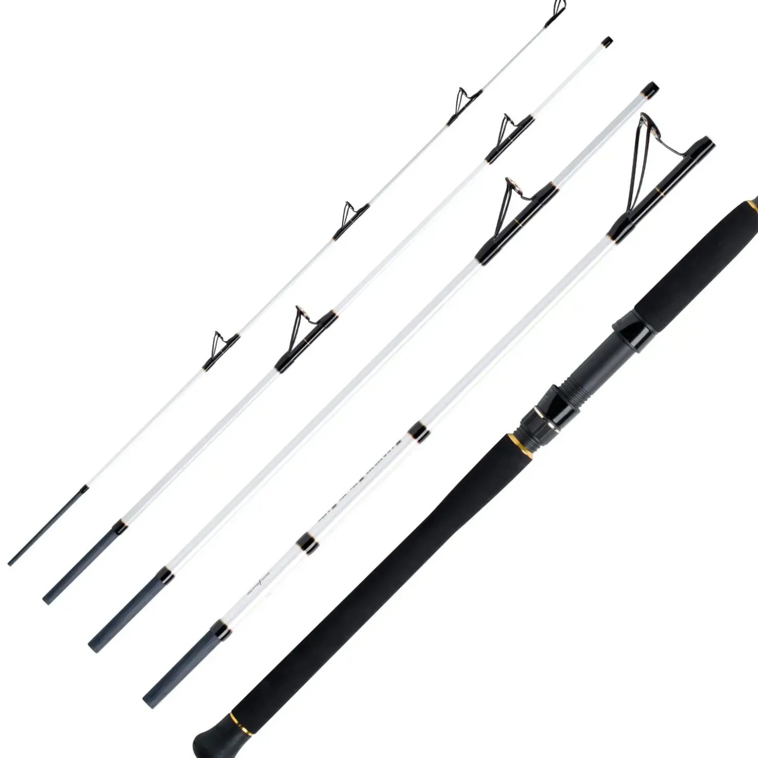 WFT Offshore Jigger Salzmeister 2,65m 90-320g Rute 5-Teilig| Dorschruten|Norwegen Angelruten