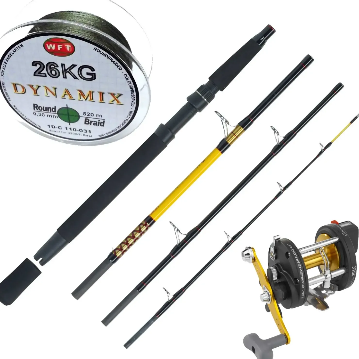 WFT Penn Norwegen Combo 9 Meeresangeln Angelset| Dorsch Combos|Combos Meeresangeln