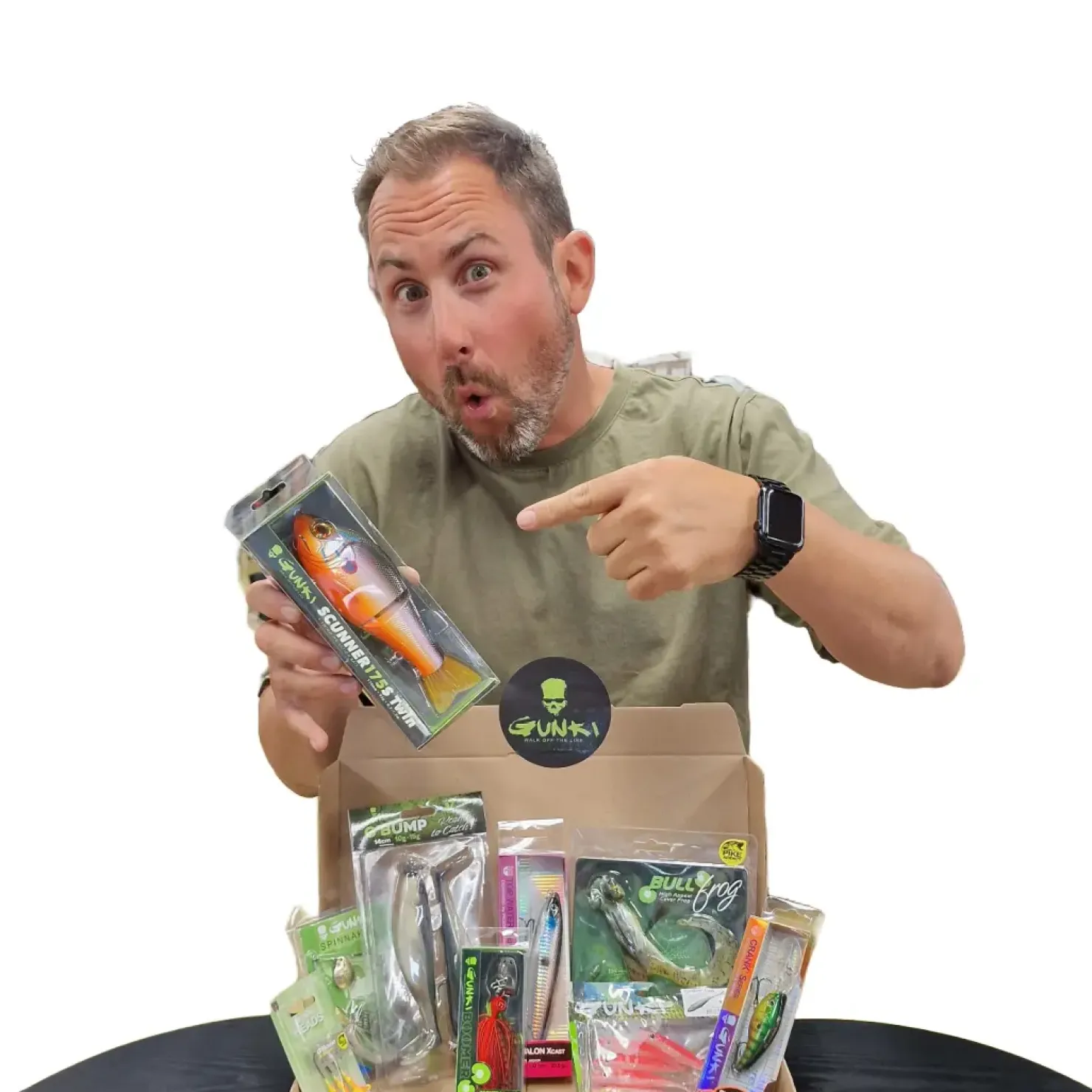 Gunki XXL Hecht Köder-Bundle| Angelcombo Raubfisch