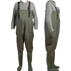 Zebco PVC Wader EU 40-41 Green Wathose| Watstiefel & Wathosen