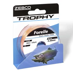 Zebco Trophy Forelle 0,20mm 300m TOP Angelschnur| Spezial Angelschnur|Monofile Angelschnur