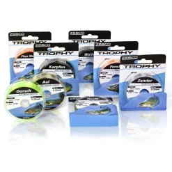 Zebco Trophy Hecht 0,35mm 300m TOP Angelschnur| Spezial Angelschnur|Monofile Angelschnur