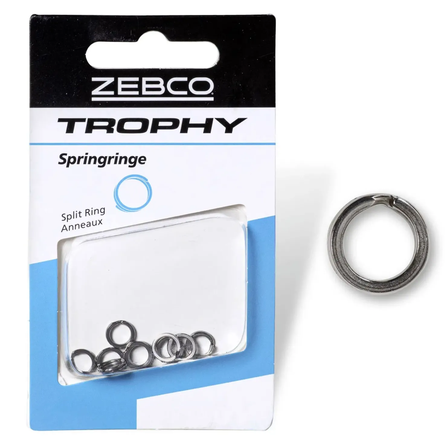 Zebco Trophy Hochleistungs Sprengring 16kg| Zubehör Kunstköder|Sprengringe