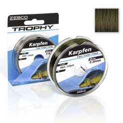 Zebco Trophy Karpfen 0,30mm 300m TOP Angelschnur| Karpfen Schnur|Friedfischschnur