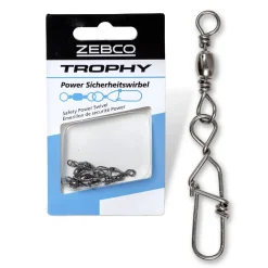 Zebco Trophy Power-Sicherheitswirbel Gr. 6| Wirbel Und Karabiner Meer|Wirbel & Karabiner