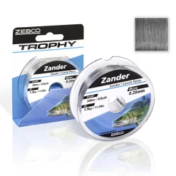 Zebco Trophy Zander 0,28mm 300m TOP Angelschnur| Spezial Angelschnur|Monofile Angelschnur