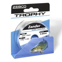 Zebco Trophy Zander 0,28mm 300m TOP Angelschnur| Spezial Angelschnur|Monofile Angelschnur