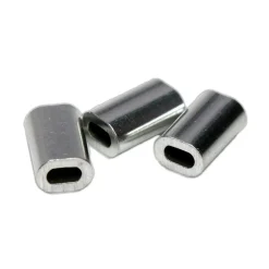 Zeck Fishing Zeck Alu Sleeve 1.3 - 20 Stück Klemmhülsen| Wallermontage Kleinteile|Stahlvorfach Meterware