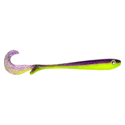 Zeck Fishing Zeck Baby Butcher 10cm Purple Chartreuse Gummifisch| Zander Gummifisch|Barschköder