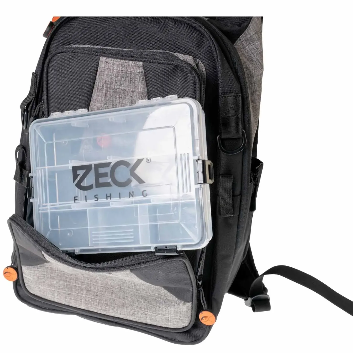 Zeck Fishing Zeck Backpack 24000 + Tackle Box WP S Angelrucksack mit Box| Angelrucksäcke