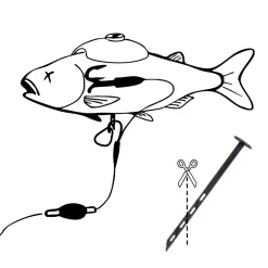 Zeck Fishing Zeck DB Rucksack Float L 2pcs Auftriebskörper| Angelzubehör Kleinteile