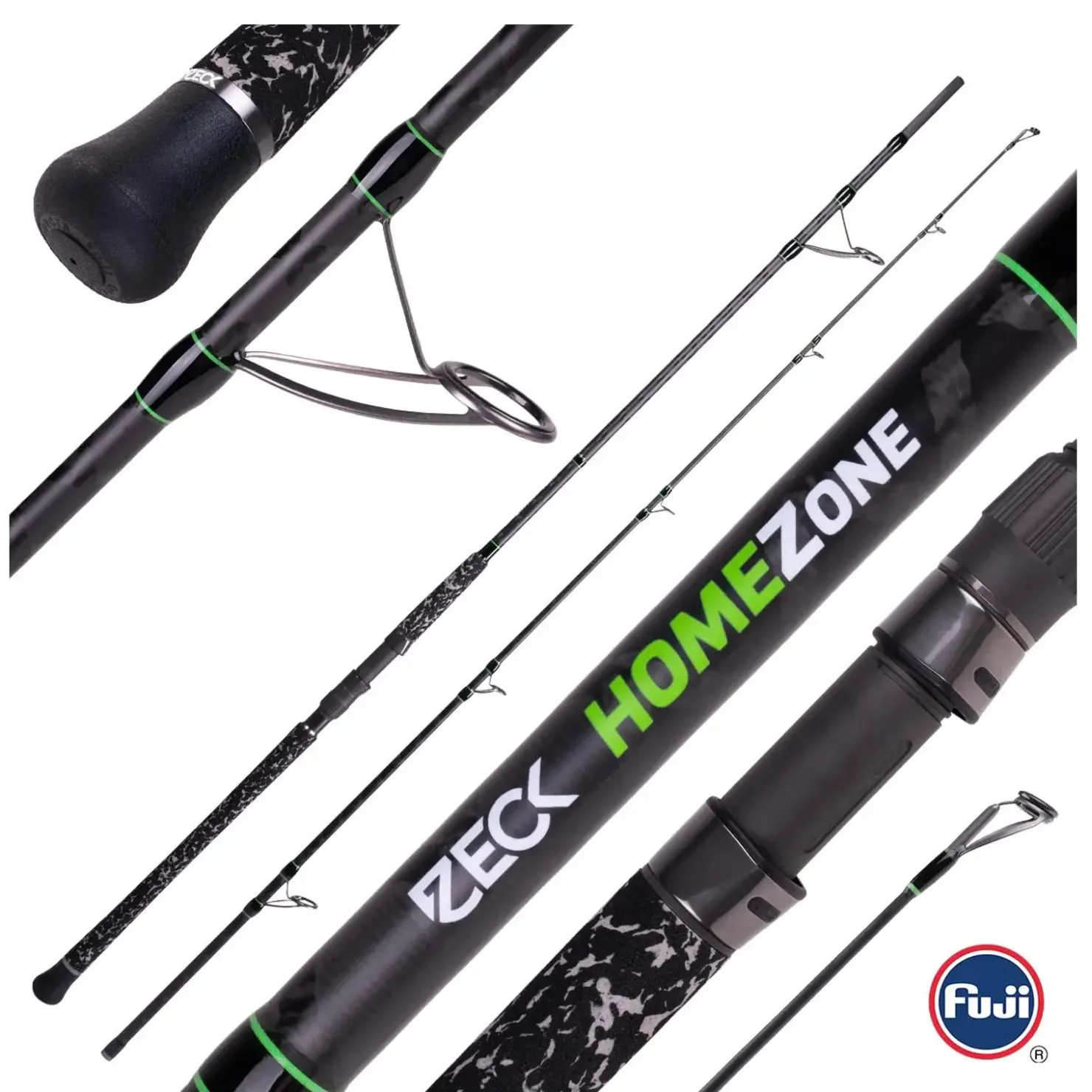 Zeck Fishing Zeck Homezone 2,80m bis 180g Wels-Ansitzrute| Waller Stellruten|Wallerruten