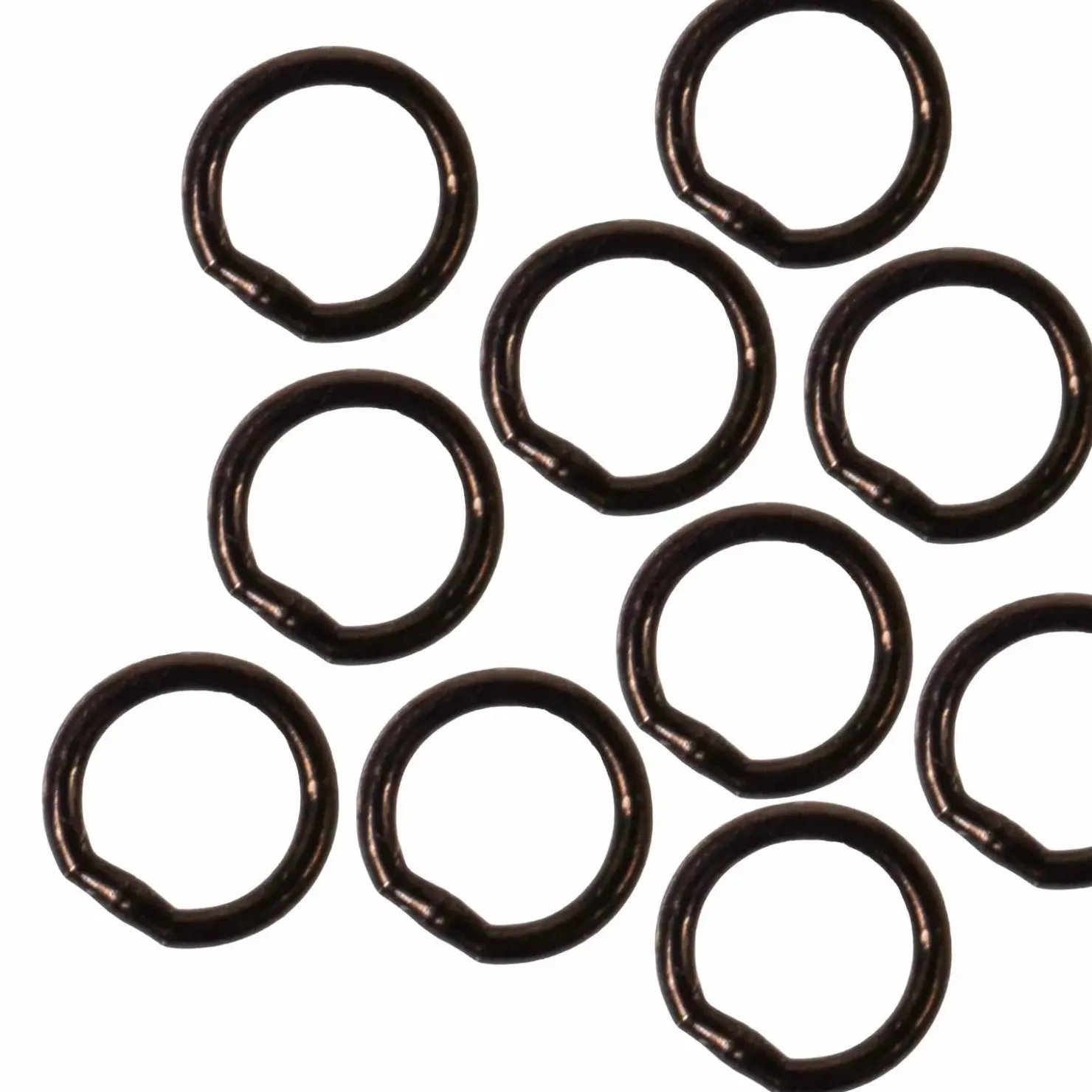 Zeck Fishing Zeck Micro Ring 10Stk. Angelzubehör| Wirbel & Karabiner Raubfischangeln|Stahlvorfach Zubehör