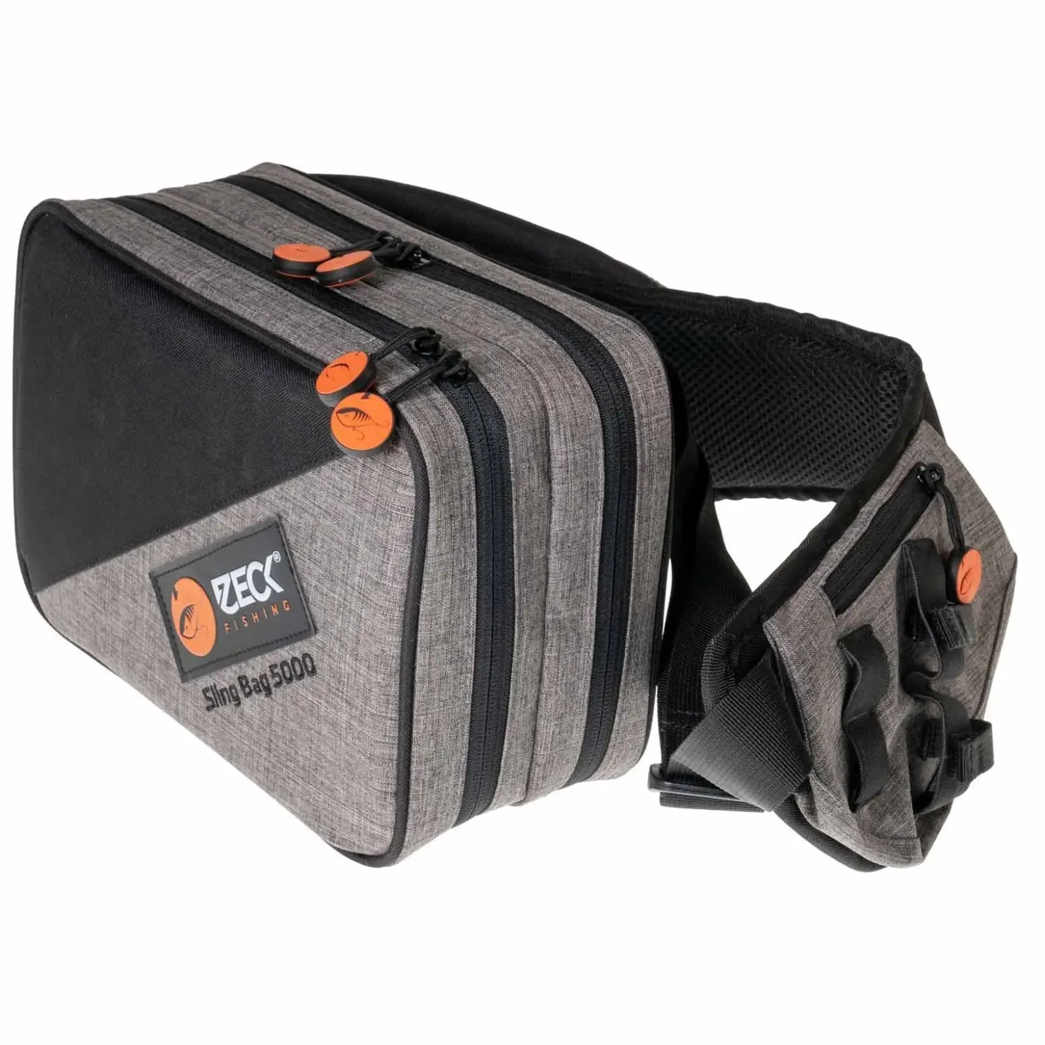 Zeck Fishing Zeck Sling Bag 5000 + 2 x Tackle Box WP M Angelrucksack mit Box| Angelrucksäcke