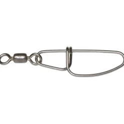 Zeck Fishing Zeck Stainless Steel Swivel + Snap 3 Stück Wirbel Karabiner| Wallerwirbel & Karabiner|Wirbel & Karabiner