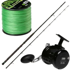Zeck Fishing Zeck Wels Combo Pro Cat 300 - HR20 - Hulk Line Waller Angelset 1| Waller Stellfisch Combos|Angelcombo Wels
