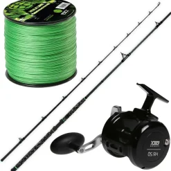 Zeck Fishing Zeck Wels Combo Pro Cat Skyrock - HR20 - Hulk Line Waller Angelset 5| Waller Stellfisch Combos|Angelcombo Wels